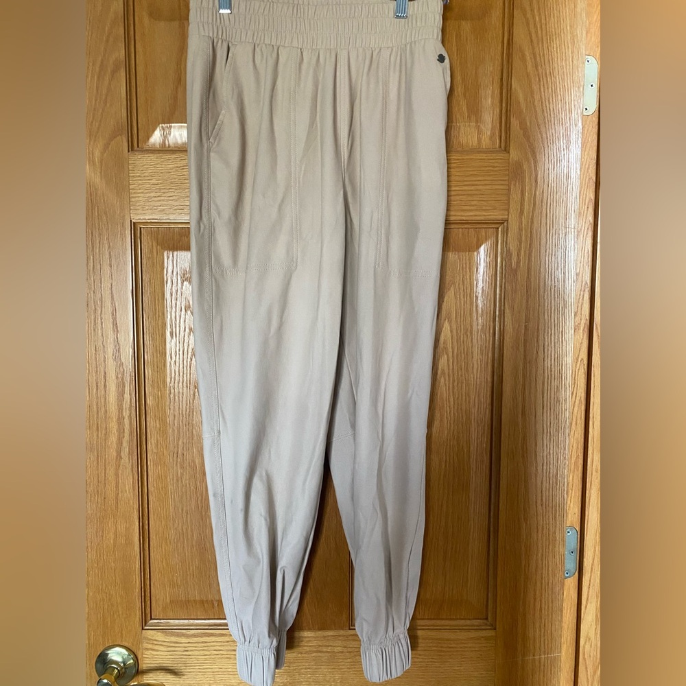 Calia Faux leather Tan Pants